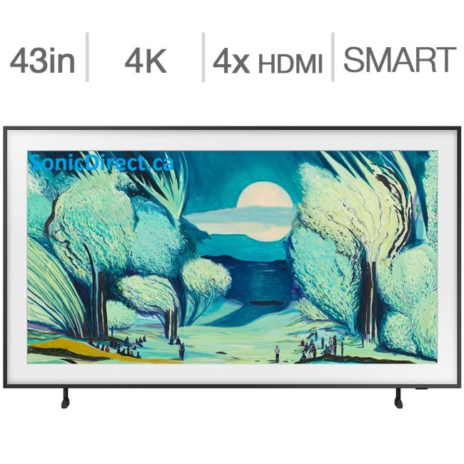 Samsung | classe 43 po série The Frame téléviseur QLED 4K UHD | QN43LS03FAF