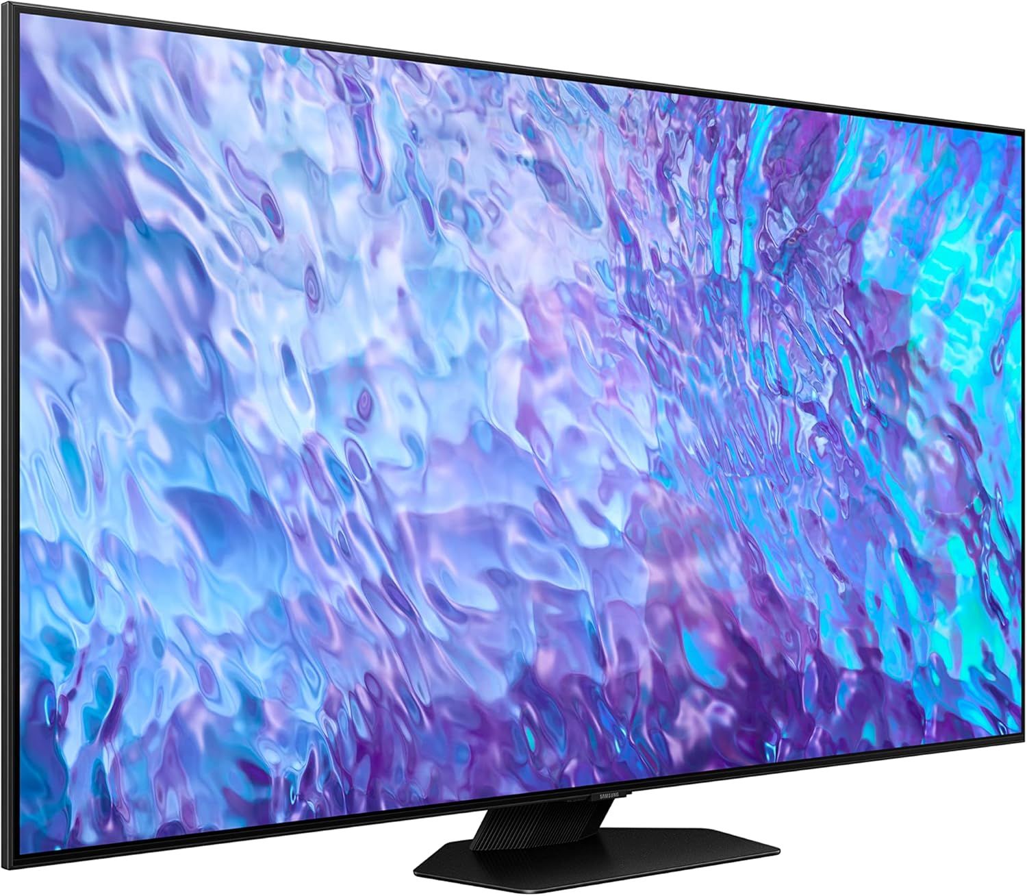 Samsung | Téléviseur intelligent 4K UHD HDR QLED Tizen 55 pouces, noir titane | QN55Q80DAF